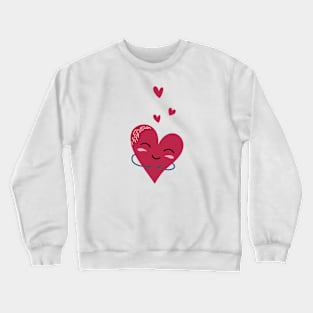 Kawaii heart Crewneck Sweatshirt